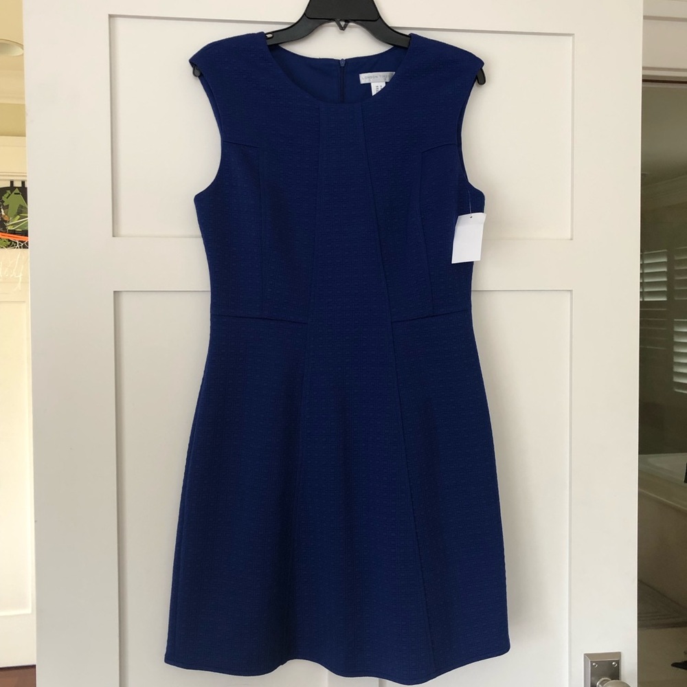 London Times Deep Royal Blue Dress NWT